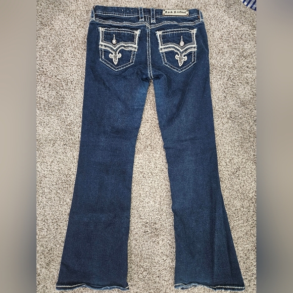 Rock Revival Dark Wash Bootcut Jeans - Picture 7 of 8